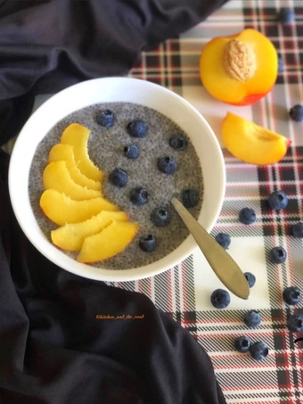 Recipe Blueberry Peach Chia Pudding the  Makes Drooling Appealing