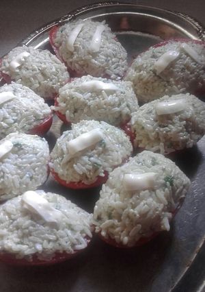 Una foto de Tomates rellenos
