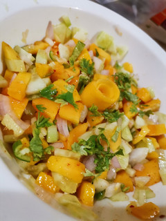 A picture of Mango salad.