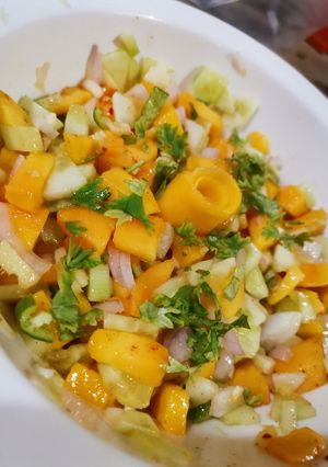 A picture of Mango salad.