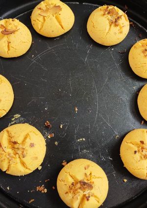 A picture of Custard Nankhatai.