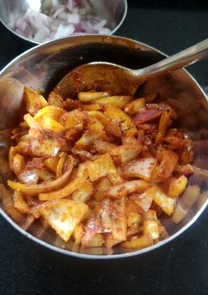 ऑनियन सब्जी (onion sabzi recipe in Hindi) रेसिपी मुख्य फोटो