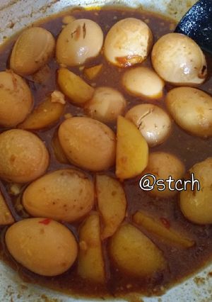 Foto resep Semur telur kentang