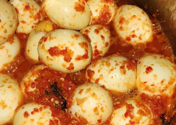Telur Balado bulat