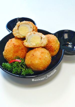 Foto resep Perkedel Tahu Panir Isi Telur Puyuh