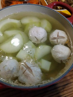 大黃瓜貢丸湯 的食譜成品照片