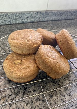 Una foto de Muffins de avena y coco