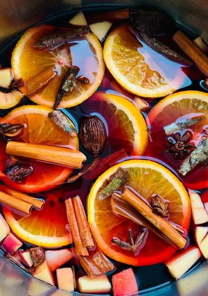 Hình của món Da Lat mulled wine - rượu vang nấu Đà Lạt.