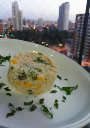 Una foto de Arroz de coliflor