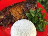 Gurami bakar pedas manis teflon