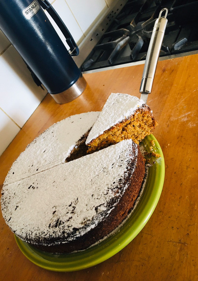Una foto de Carrot cake o Torta de zanahoria