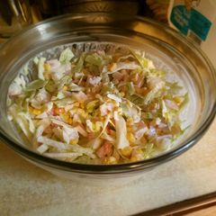 A picture of Crunchy crab salad.