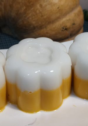 Foto resep Puding Labu Kuning - Saus Santan