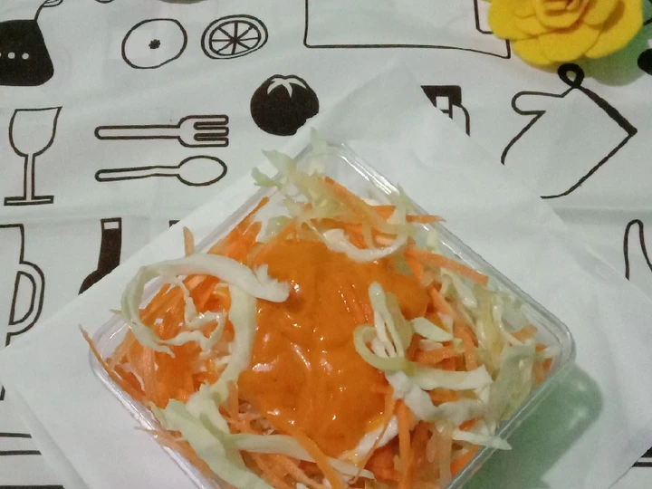 Cara Gampang Membuat Resep  Coleslaw Homemade Simple Dan Ekonomis yang Enak Banget, Bikin Ketagihan