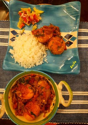 ডিম কষা(Dim Kosha recipe in Bengali) রেসিপির প্রধান ছবি