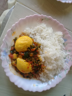 A picture of Egg Curry.