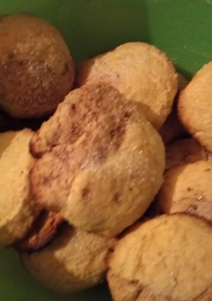 Una foto de Scones de polenta y Maizena