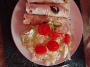 Una foto de tortillas de espinaca con huevo