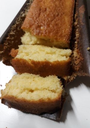 Una foto de Budín con chips de chocolate