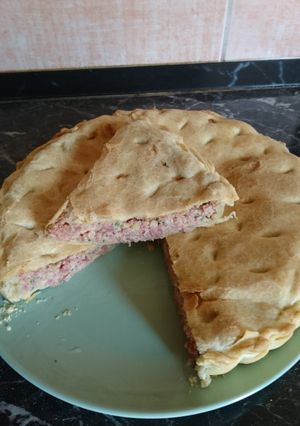 Füstölt sonkás pite recept fotója