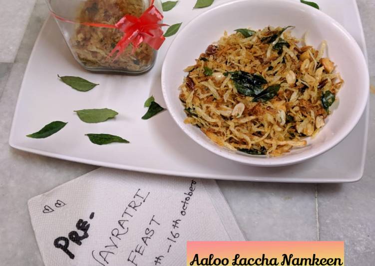 Recipe of Aaloo Laccha Namkeen #Feast in 29 Minutes at Home