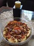 Ensalada de fresa y manzana