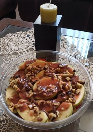 Una foto de Ensalada de fresa y manzana