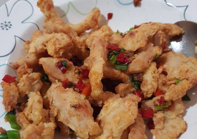 Resep Ayam fillet cabe garam oleh olivia - Cookpad