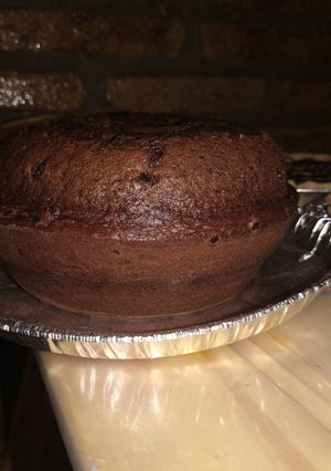 Una foto de Budín de chocolate con chips de chocolate