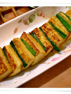青蒜燒雞蛋豆腐 的食譜成品照片
