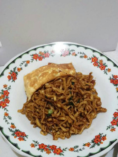 Foto resep mie goreng omelet keju
