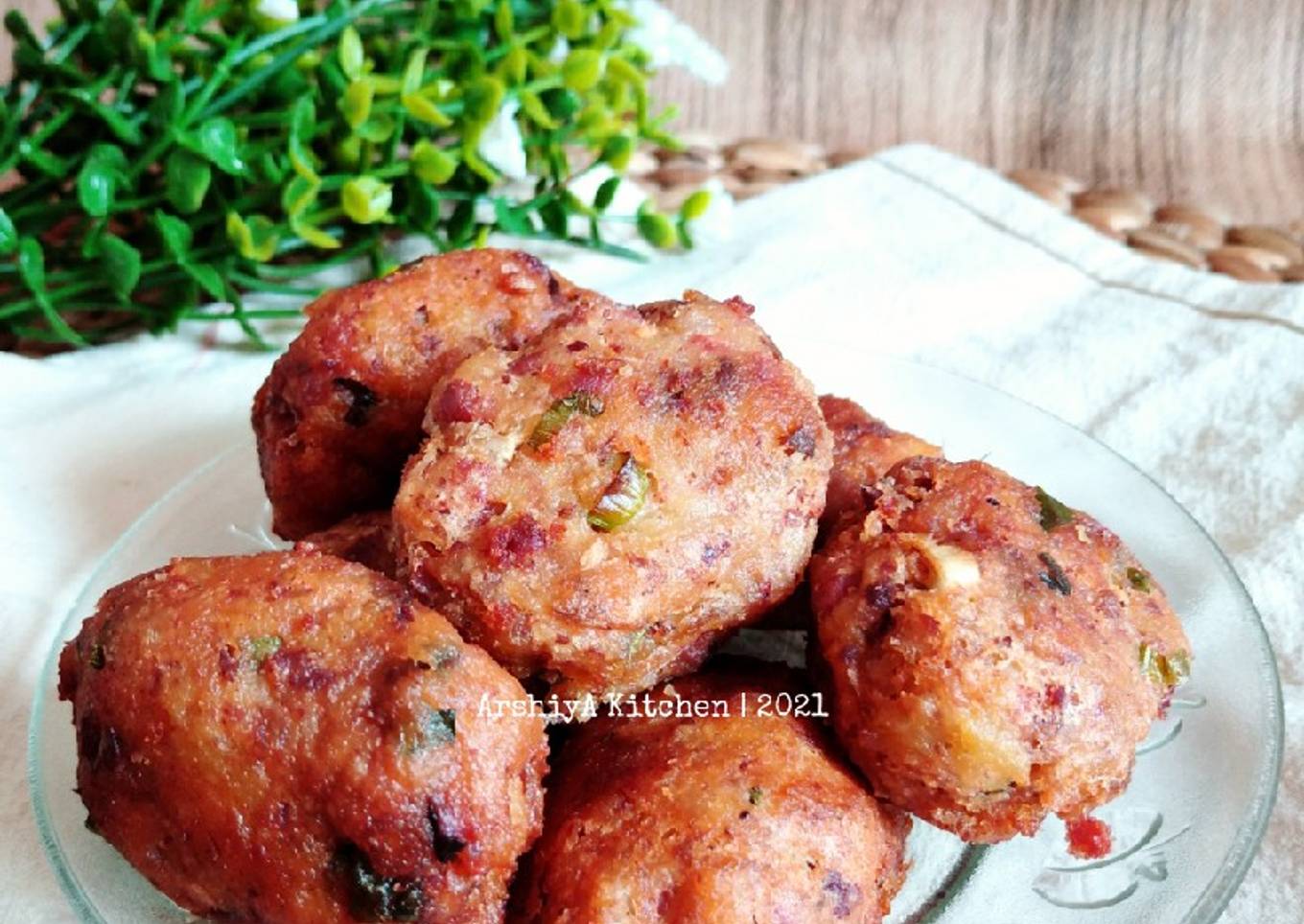 Perkedel Kentang dan Ampas Kacang merah