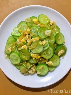 Foto resep Tumis Timun Telur