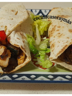 Una foto de Fajitas de pollo
