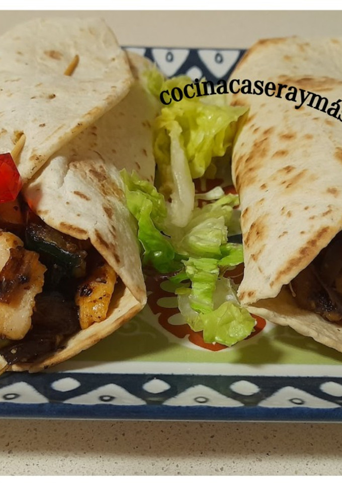 Una foto de Fajitas de pollo