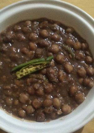 A picture of Chana Masala.