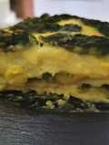 Lasagne di asparagi e provola in besciamella allo zafferano