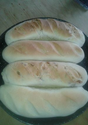 Una foto de Pan casero con grasa