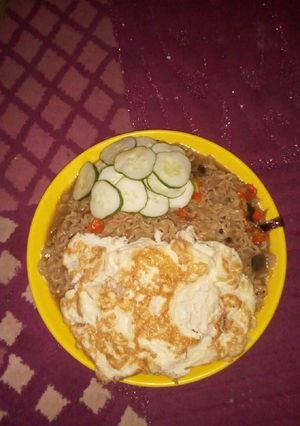 A picture of Indomie Jallof.