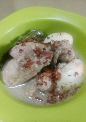 Foto resep Opor ayam telur