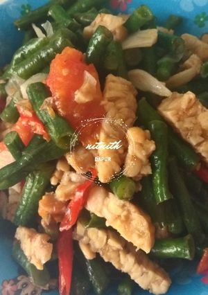 Foto resep Oseng Tempe Kacang Panjang