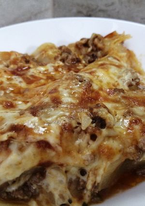 A picture of Lasagna.