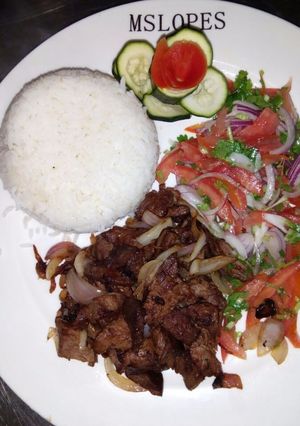 A picture of Beef dry fry.