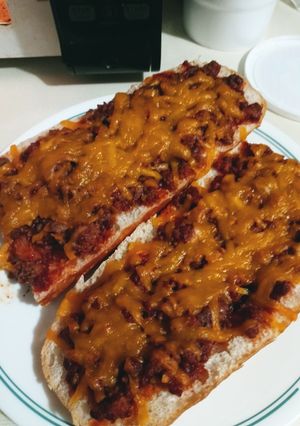 A picture of Sloppy Joe French Bread Loaf.