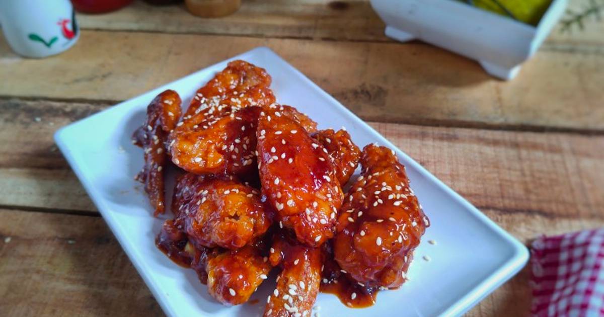 Resep Fire Chicken Wings (ala richeese) oleh AnisNayla Cookpad