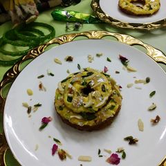 A picture of Bread ghevar.