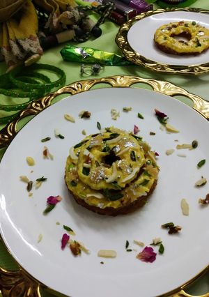 A picture of Bread ghevar.