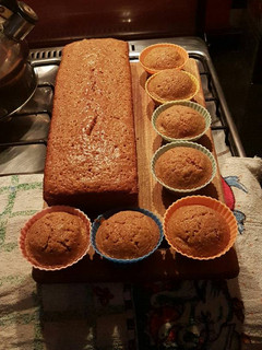 Una foto de Budín y cupcakes de zanahoria