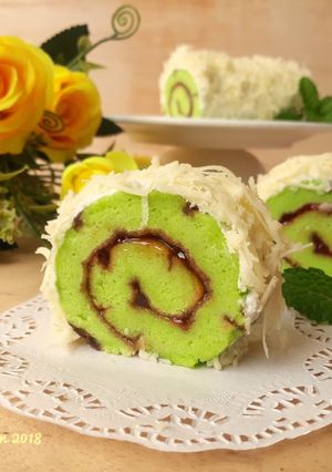 Foto resep Bolu Gulung Pandan