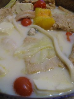 鮮豆漿火鍋 的食譜成品照片